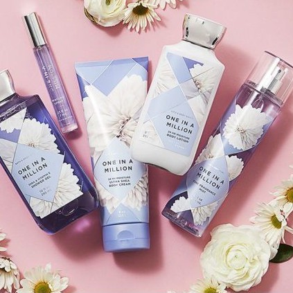 Xịt thơm Có Nhũ Bath and Body Works -  One In a Million Diamond (Xịt thử 10ml)