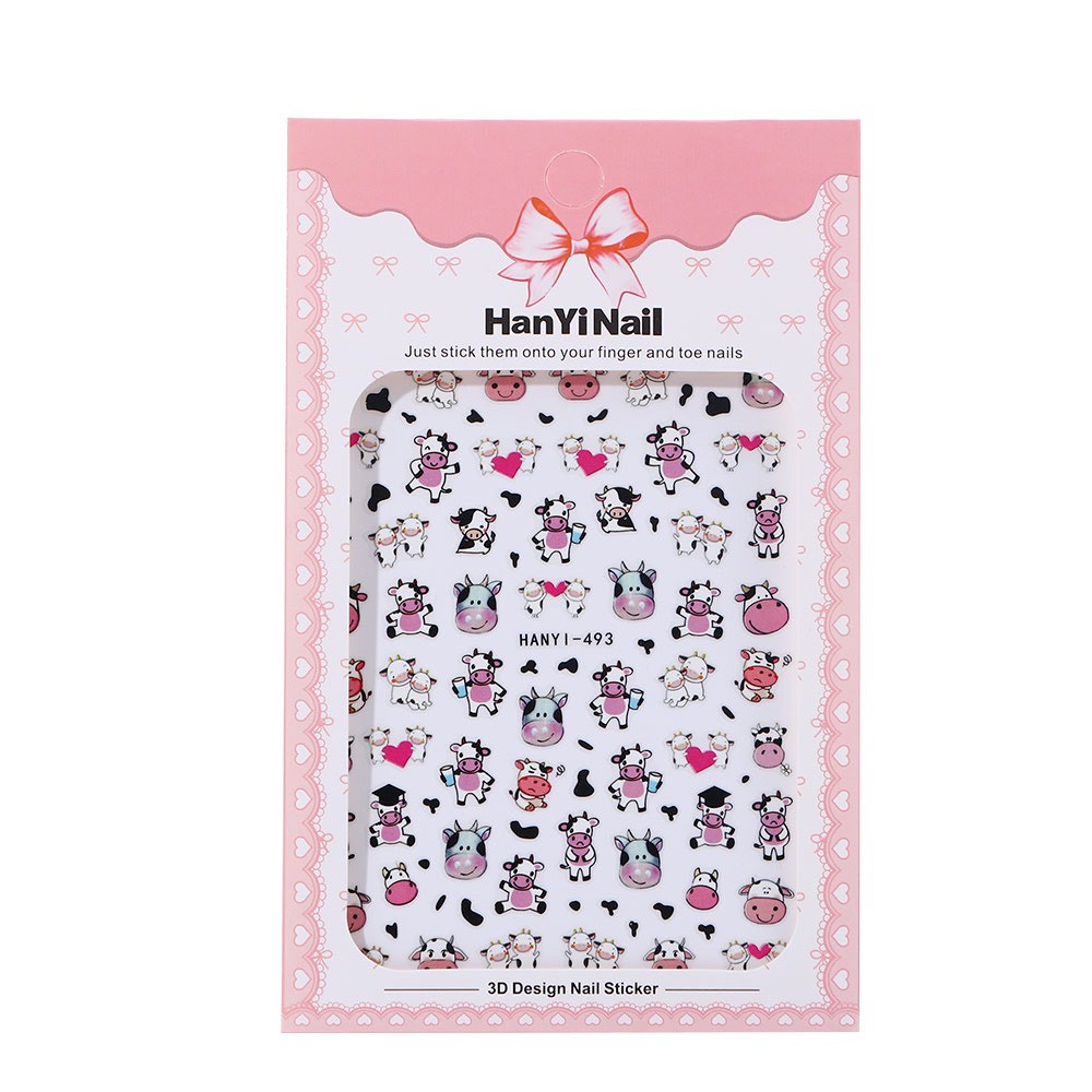 Sticker Bò Sữa + Hoạt Hình Cute