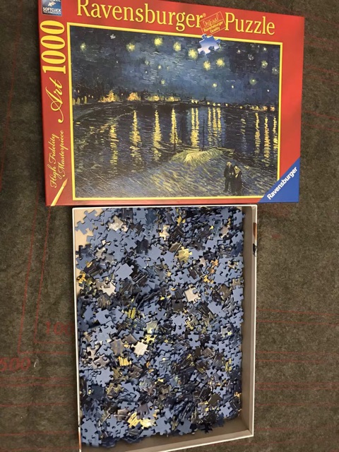 Tranh ghép hình 1000 miếng Ravensburger "The starry night"