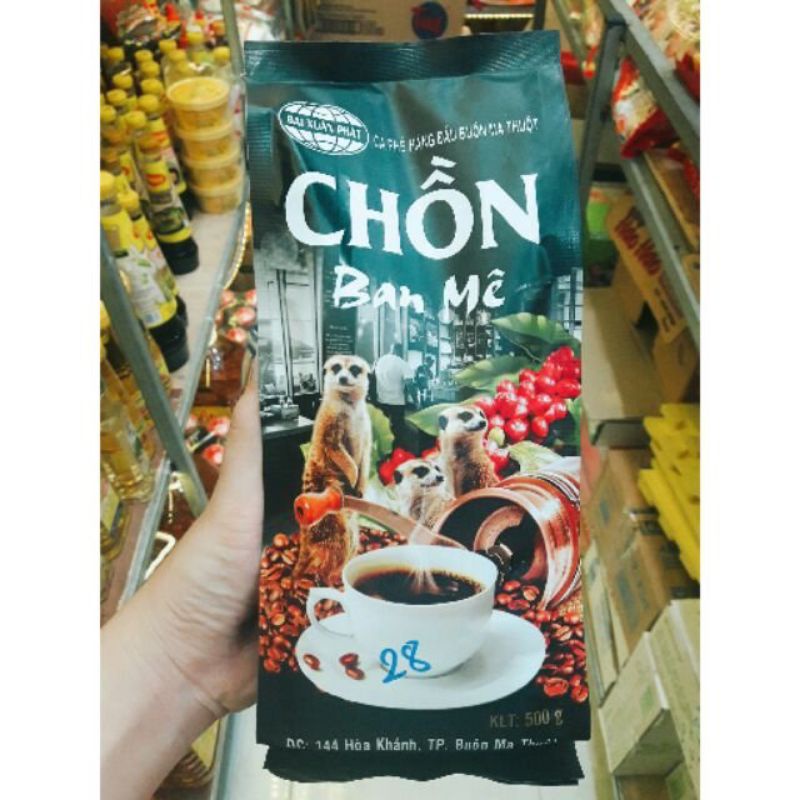 CAFE CHỒN BAN MÊ(CHỒN ĐEN)-GÓI 500GR