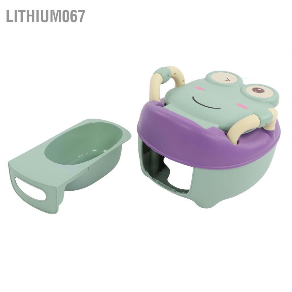Bô vệ sinh cho bé V-BABY - Cho bé trai &amp; bé gái，Lưng Cao 12cm Hình Động Vật Có Thể Giặt Sạch Cho Bé 1-4 Tuổi  lithium067