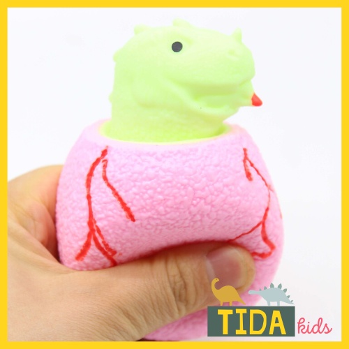 Trứng Bóp Nở Khủng Long ⚡ HOT TREND ⚡ Squishy Mochi Dinosaur Egg Cute, Đồ Chơi Xả Stress Dễ Thương Xua Tan Căng Thẳng