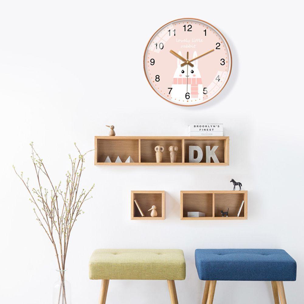 Đồng Hồ Treo Tường 12inch Thiết Kế 3D Dễ Thương Dùng Pin Trang Trí Nhà Cửa