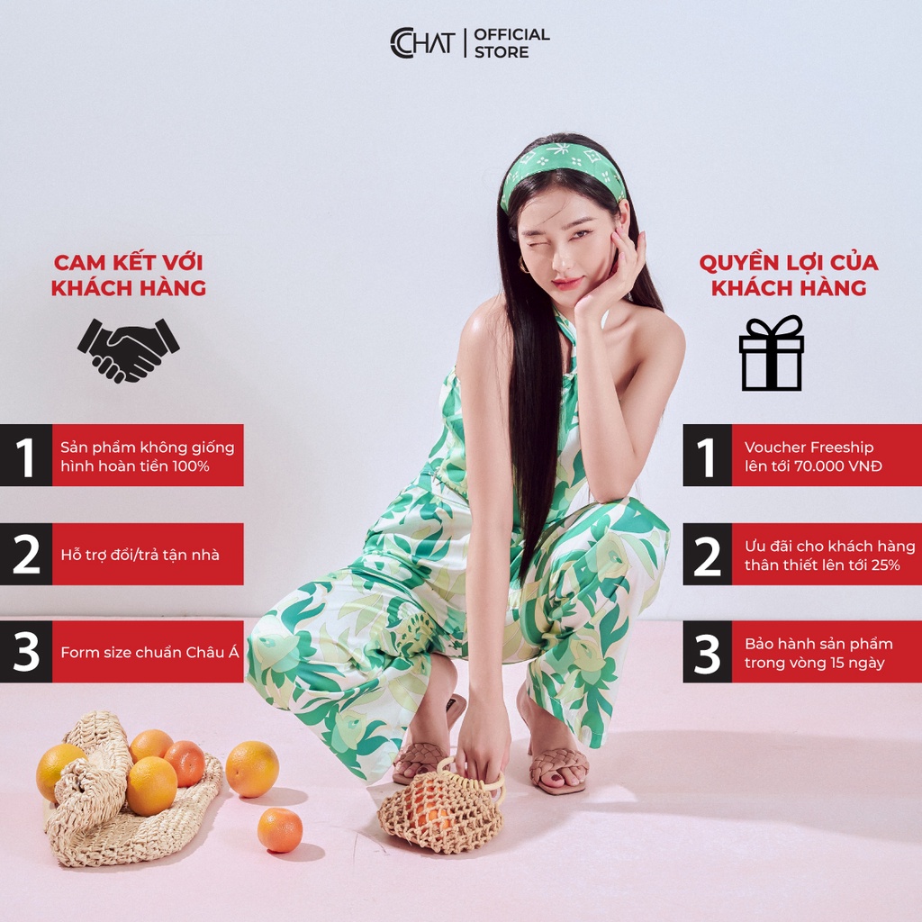 Khăn Lụa 𝐂𝐂𝐇𝐀𝐓 Dây Buộc Tóc Turban Cột Nơ Quấn Túi Vải Đa Năng P1005079
