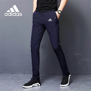 Quần nam Adidas Slim Fit Co giãn công sở Seluar Chinos Quần trơn cỡ lớn M-5xl