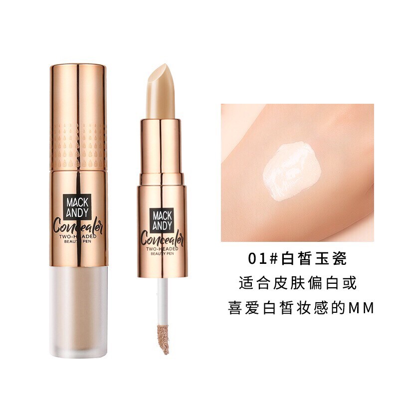 Cây che khuyết điểm 2 đầu Mack Andy che phủ hiệu quả | BigBuy360 - bigbuy360.vn