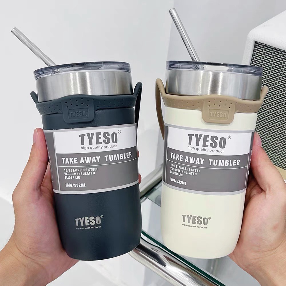 Ly giữ nhiệt dung tích 710ml chất liệu inox 304, an toàn, giữ nhiệt nóng lạnh, tặng kèm ống hút và quai cầm chắc chắn