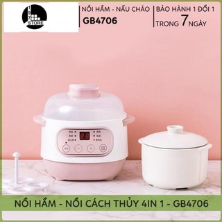 💕Bảo Hành 12 Tháng💕 Nồi Hầm Cháo, Kho Cá Chậm, Hầm Cách Thủy, Ninh Cháo Cho Bé 4In 1 Tiện Dụng Cho Gia Đình Bạn