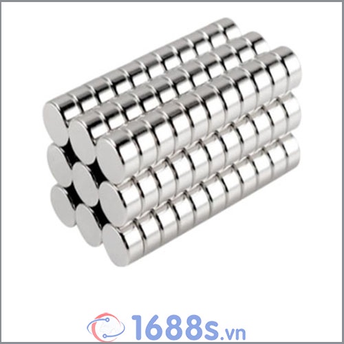 Nam châm đất hiếm tròn không lỗ đường kính 10-20mm (1 viên) - 1688s.vn