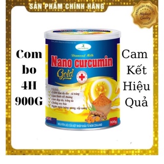 Combo4h 900gr Sữa nghệ nano curcumin gold
