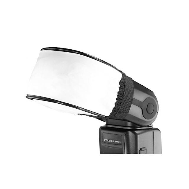 Tản sáng omni bounce vải softbox 2in1 free size cho đèn flash