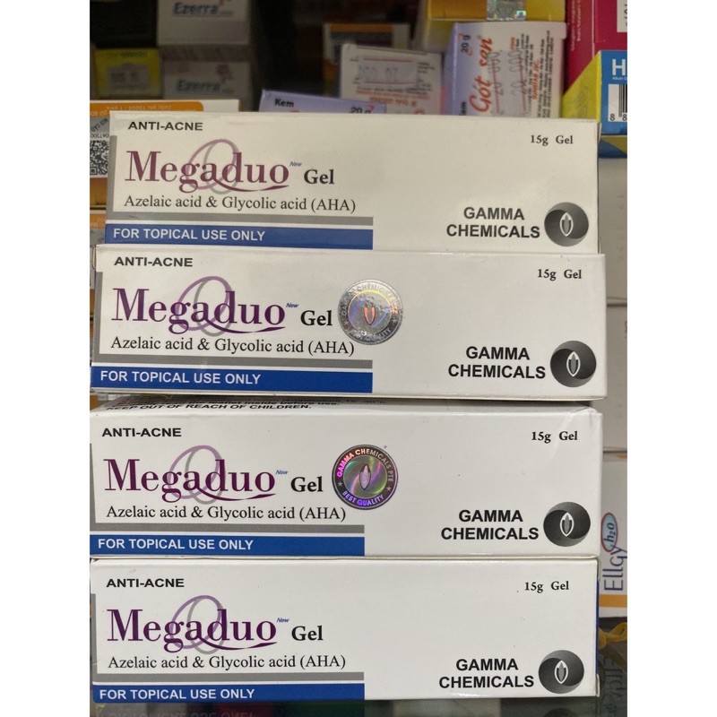 MEGA DUO GEL 💕{CHÍNH HÃNG}💕 GIẢM MỤN TRỨNG CÁ, MỤN BỌC, NGỪA THÂM SẸO SÁNG DA TUÝP 15gr