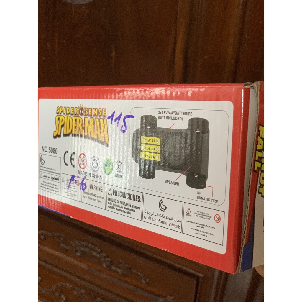 5080  Đồ Chơi Siêu Nhân Người Nhện Spider Man Đi Xe Trượt Ván Scooter Có Nhạc Và Đèn