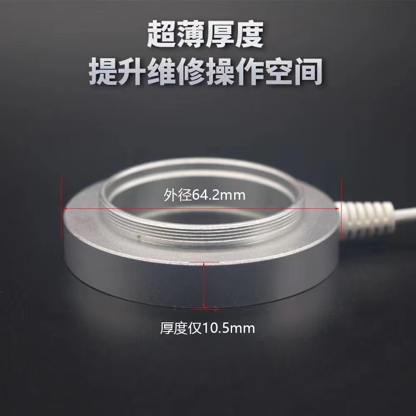 Đèn kính hiển vi bóng LED có kính chống bụi  TRẮNG