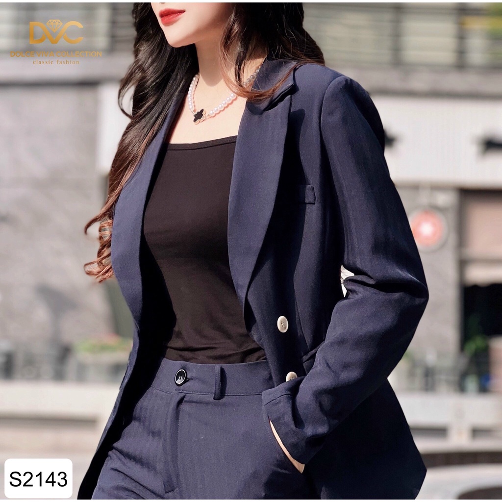 Set vest xanh than S2143 - DOLCE VIVA COLLECTION
