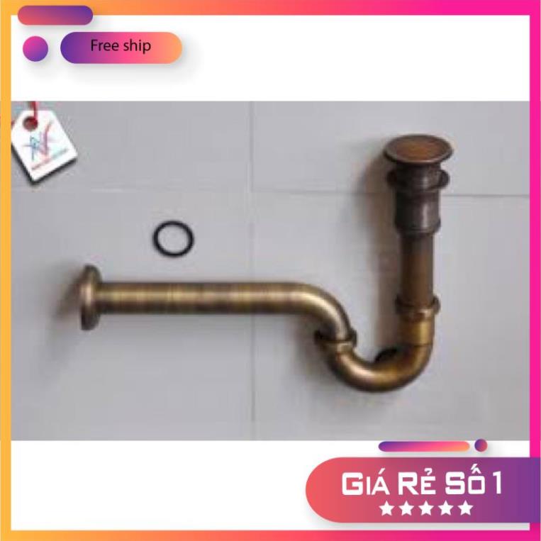 BỘ XẢ LAVABO RỬA MẶT,CO XẢ CHỮ P ,ĐẦU XẢ NHẤN THOÁT NƯỚC BẰNG ĐỒNG KANLY-GCX01-GCP06