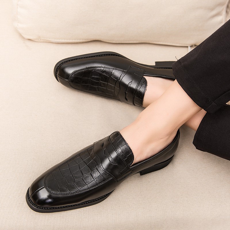 Giày Da oxford Không Dây Cột Dây Có size Lớn 45 46 47 48 Dành Cho Nam Giới