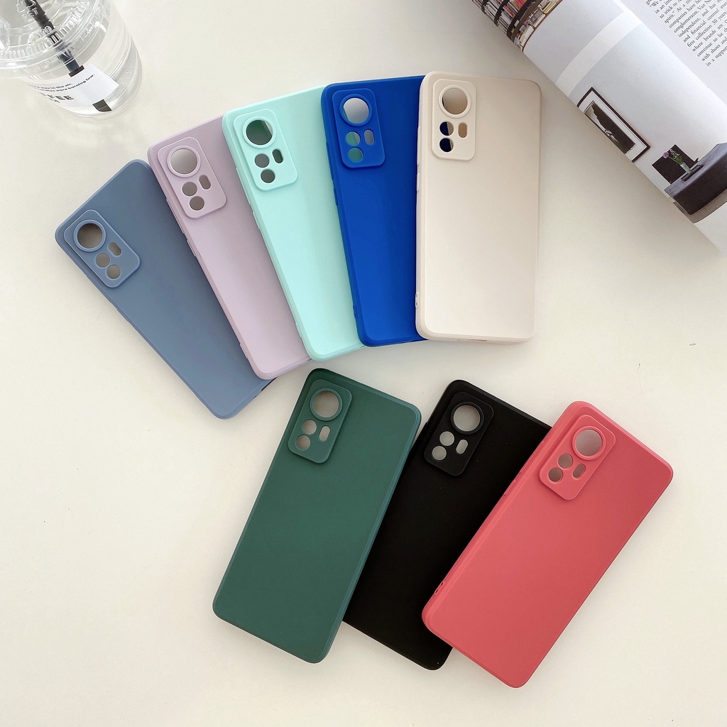 Ốp Điện Thoại Mềm Màu Trơn 1P00 Cho iPhone 13 12 11 Pro Max X Xs Max Xr 6P 7P 8P 6 7 8 SE 2020