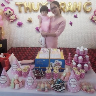 Combo phụ kiện trang trí sinh nhật đầy đủ