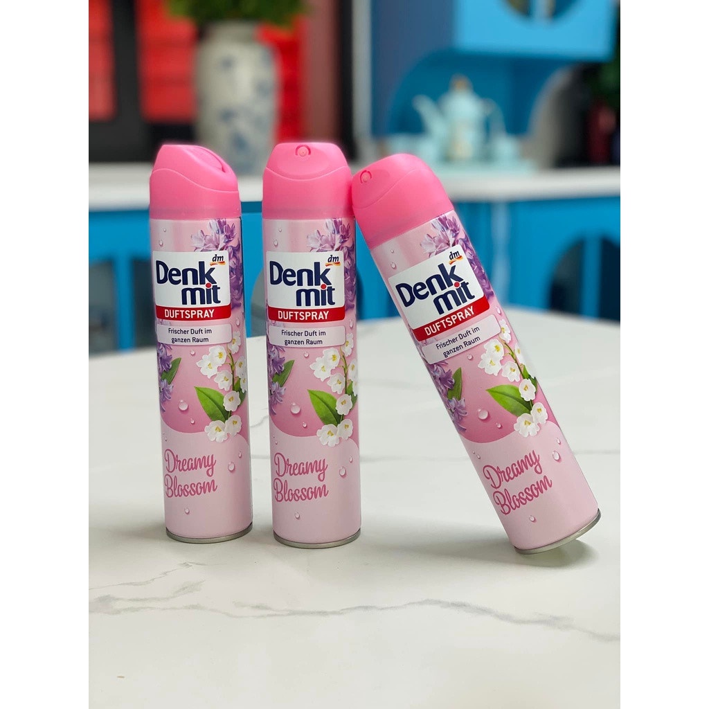 Bình xịt thơm phòng khử mùi, denkmit lọ 300 ml, hàng Đức