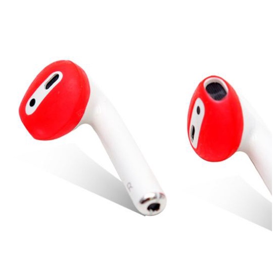 2 Nút Cao Su Silicon Siêu Mỏng Bọc Tai Nghe Airpods 1 2 - Jerry Shop