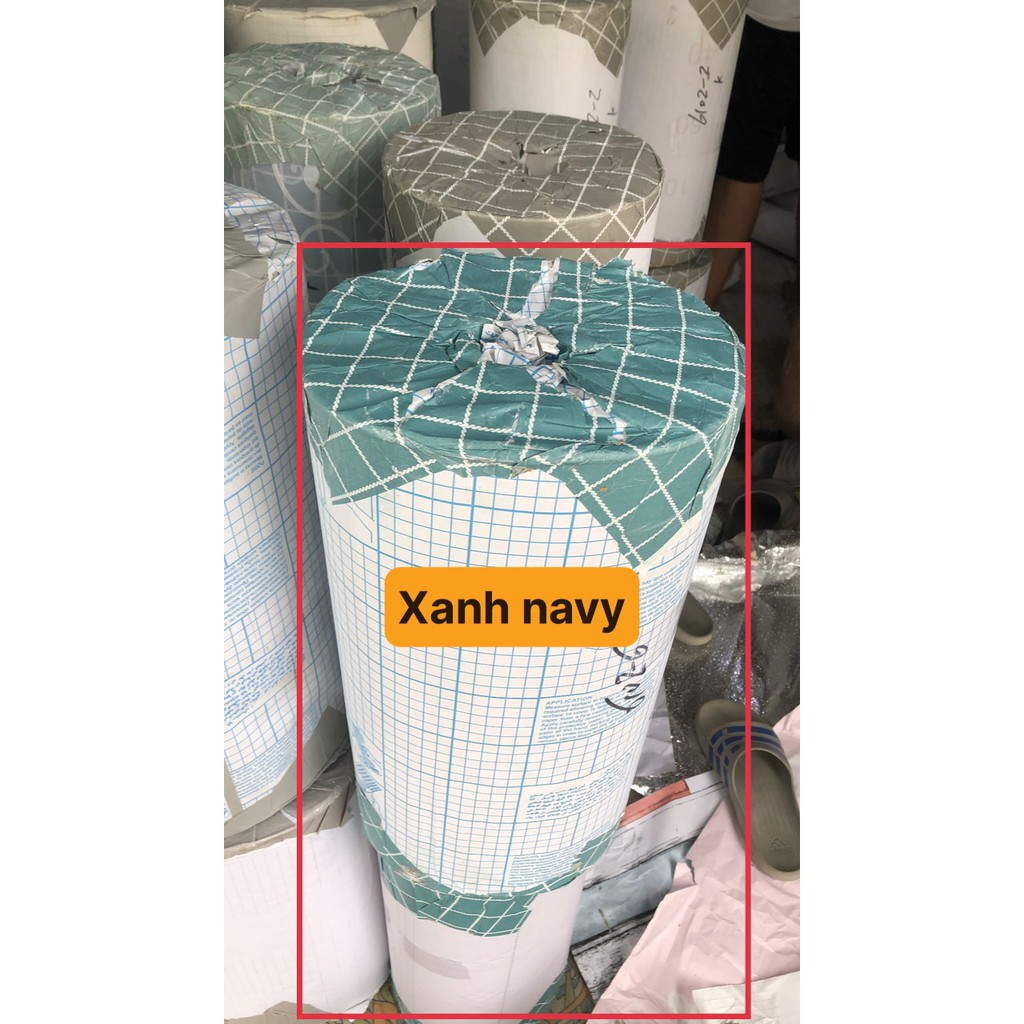 1m x 45cm rộng Giấy dán tường ( có sẵn keo ) - Ô VUÔNG NHỎ ( nhiều mẫu mới )