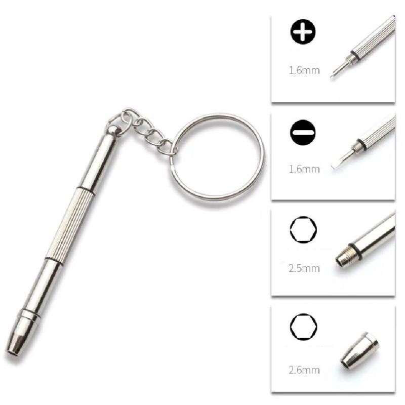 Bộ Dụng Cụ Sửa Chữa Mắt Kính Với Ốc Vít Và Dụng Cụ Lắp Đặt Cho Người Mới Bắt Đầu