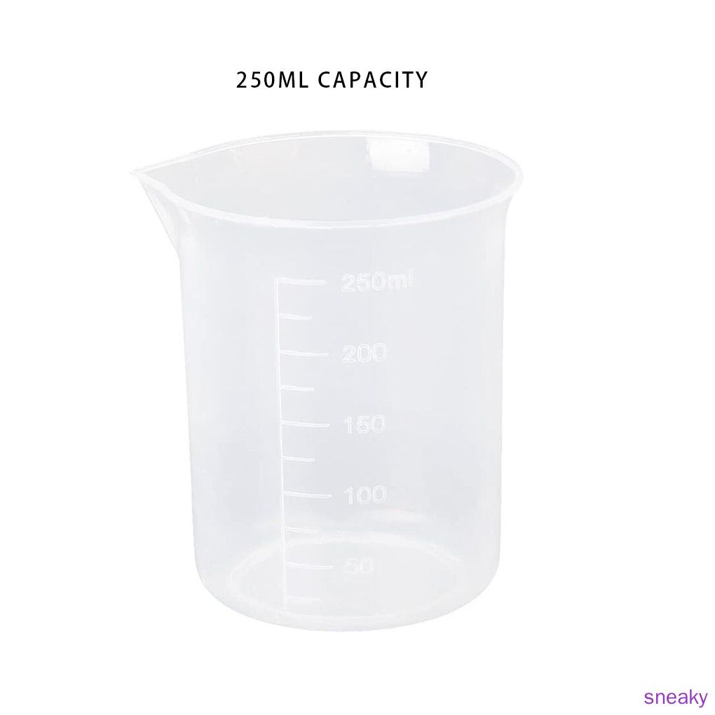 Bình đo lường 250ml bằng nhựa tiện dụng cho nhà bếp / trường học chất lượng cao