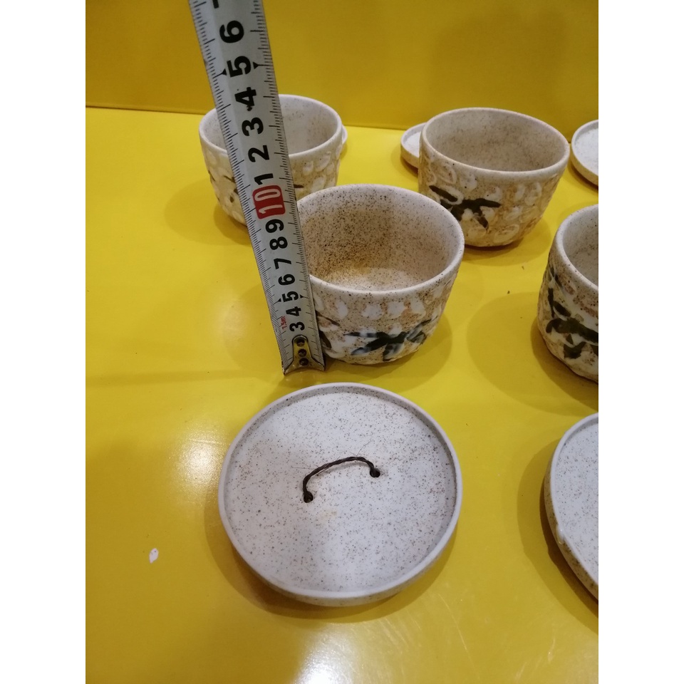 Bộ 5 cốc gốm nội địa Nhật (mã 966)