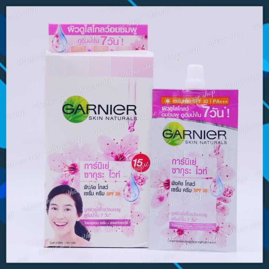 01 GÓI Garnier Sakura SPF 21/PA Thái Lan 7ml