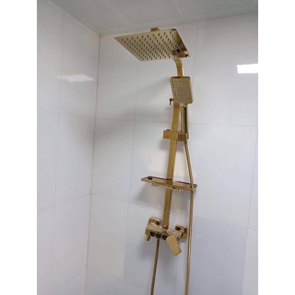 Sen cây tắm đứng inox 304 Richter Store chức năng nóng lạnh, vòi sen tắm phun mưa chống rỉ với mọi môi trường nước