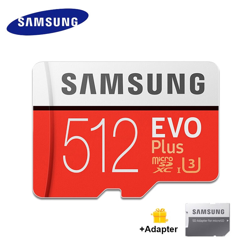 Thẻ nhớ Samsung EVO Plus SDHC 10 Class10 Micro SD c10 U3 TF 64GB 128GB 256gb 512GB