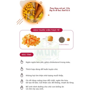 Phô mai viên Cà Rốt cho chó 100gr Bowwow
