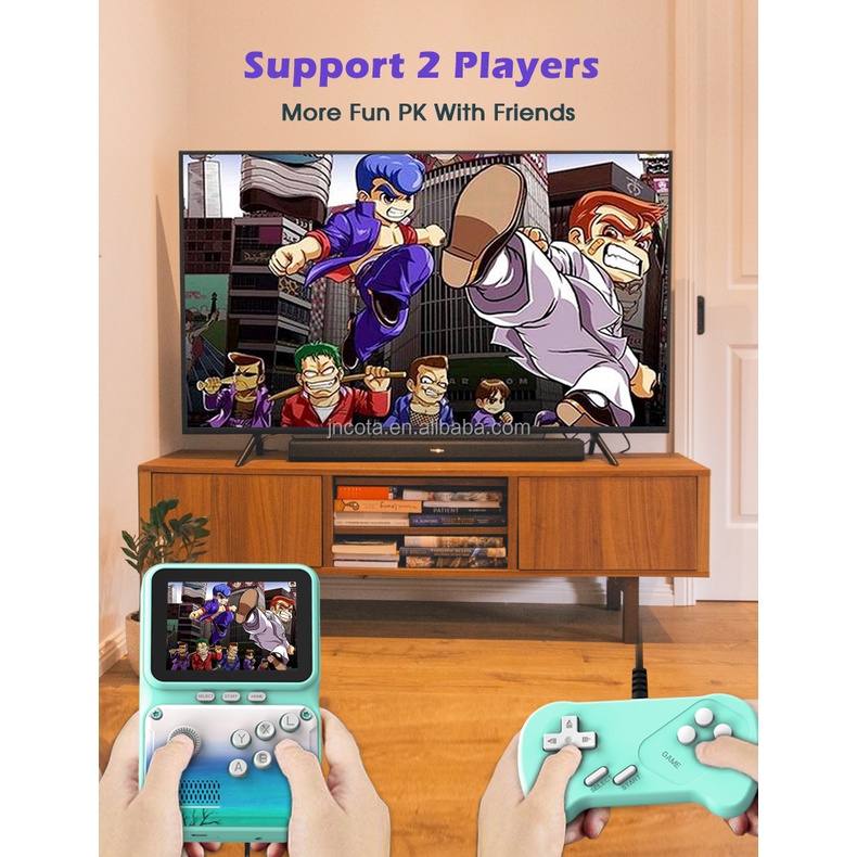 Máy Chơi Game Mini Contra, Boom , Máy chơi điện tử chọn bộ 500 trò chơi cổ điển phù hợp với trẻ em