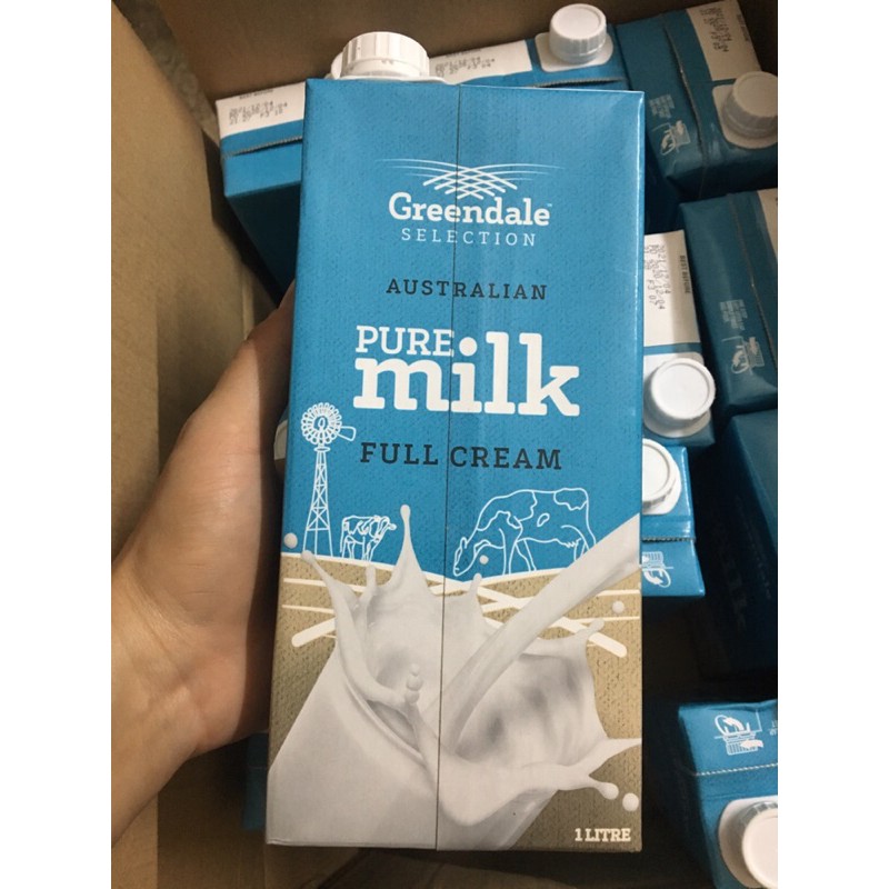 Sữa Úc nguyên kem Pure milk Full cream 1L