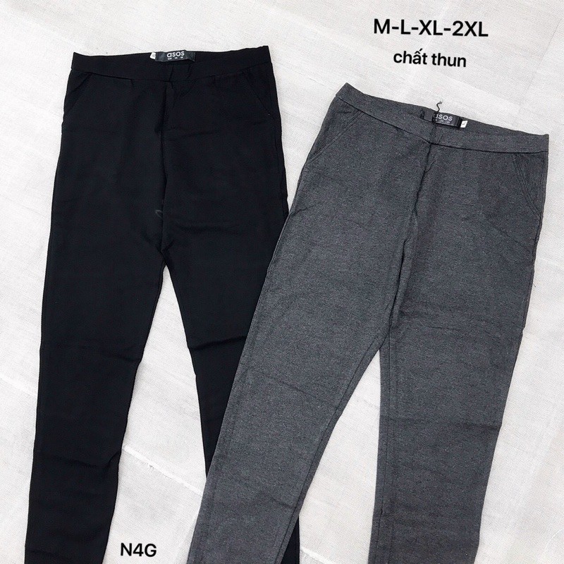 Quần legging thun nâng mông chất thun dày dặn đẹp