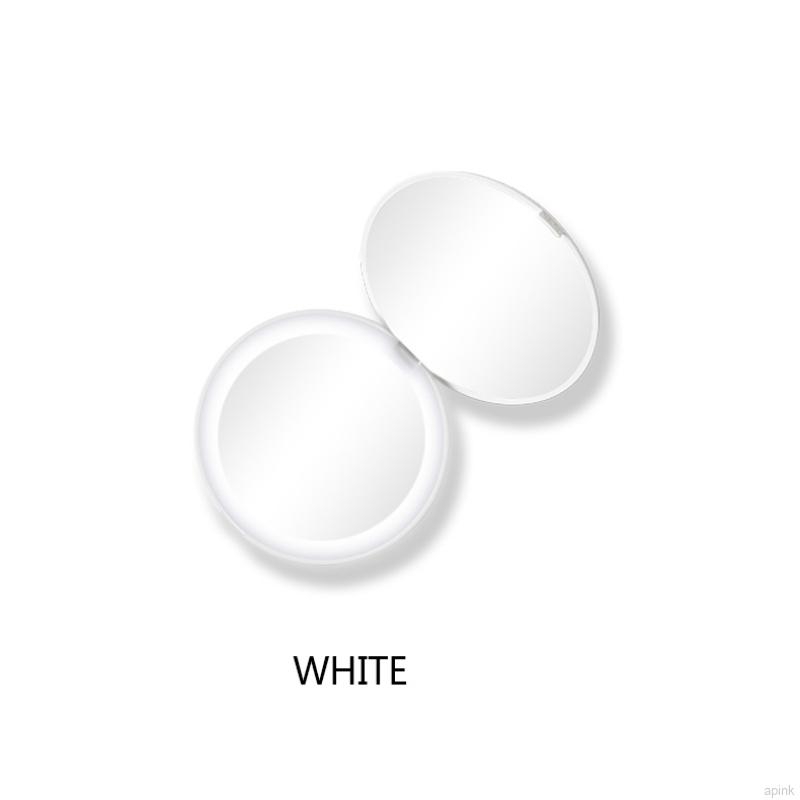 Gương trang điểm phóng đại 10X HD tích hợp đèn LED chiếu sáng tiện dụng