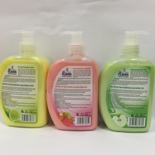 Nước rửa tay Dr Clean tinh chất táo 500ml