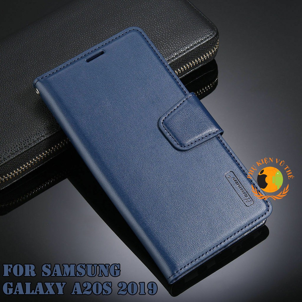 Bao Da Kèm Ví 2 in 1 Samsung Galaxy A20S Cao Cấp Hanman Hàn Quốc, Có Chống Dựng Điện Thoại, Ngăn Đựng