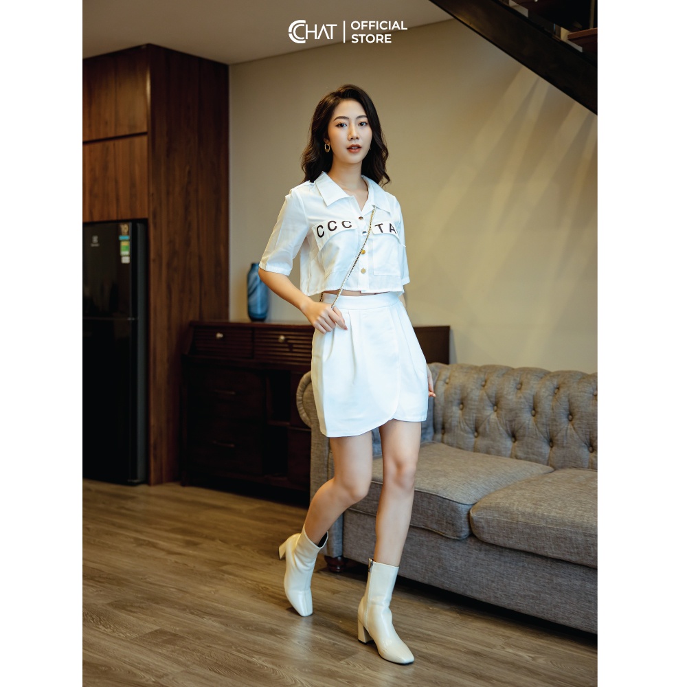 Quần short vạt chồng Cchat Clothes