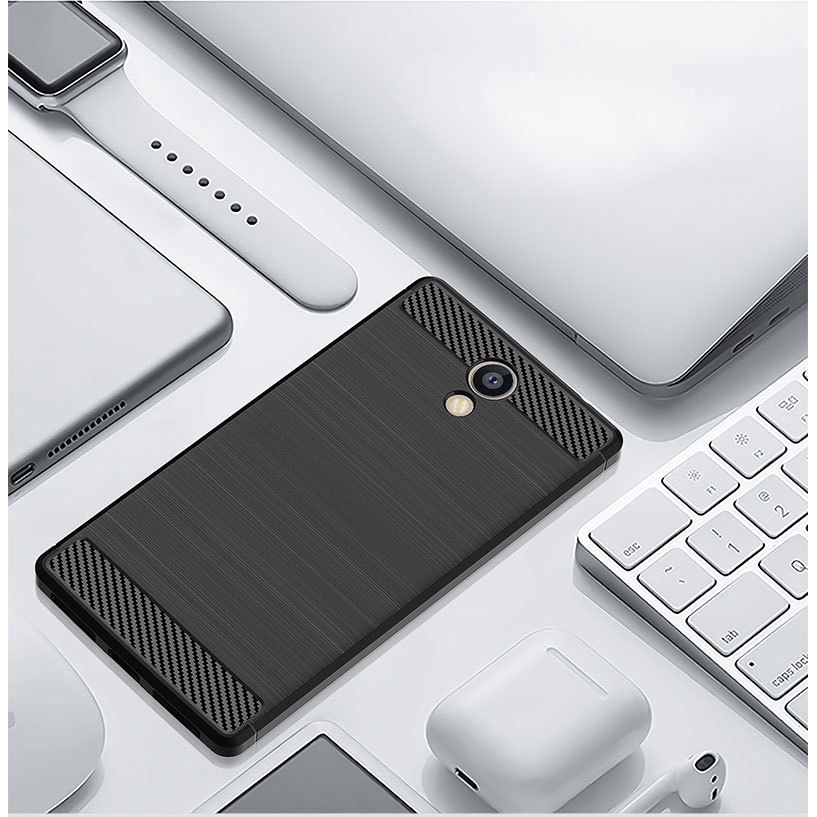 Ốp điện thoại TPU dẻo họa tiết sợi carbon sang trọng thời trang cho LENOVO PHAB 2 PHAB 2 PRO