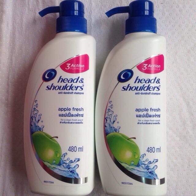 Dầu gội Head Shoulder Thailand Sạch gàu hương Táo thơm mát 370ml