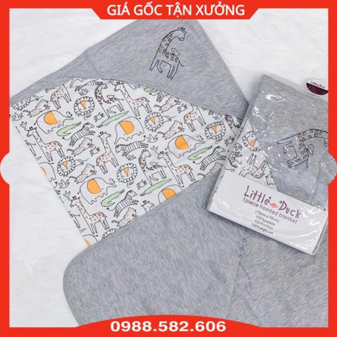 Chăn Ủ Litter Duck Nhiều Màu Cho Cả Bé Trai Bé Gái - Cotton 2 Lớp - BTT00330