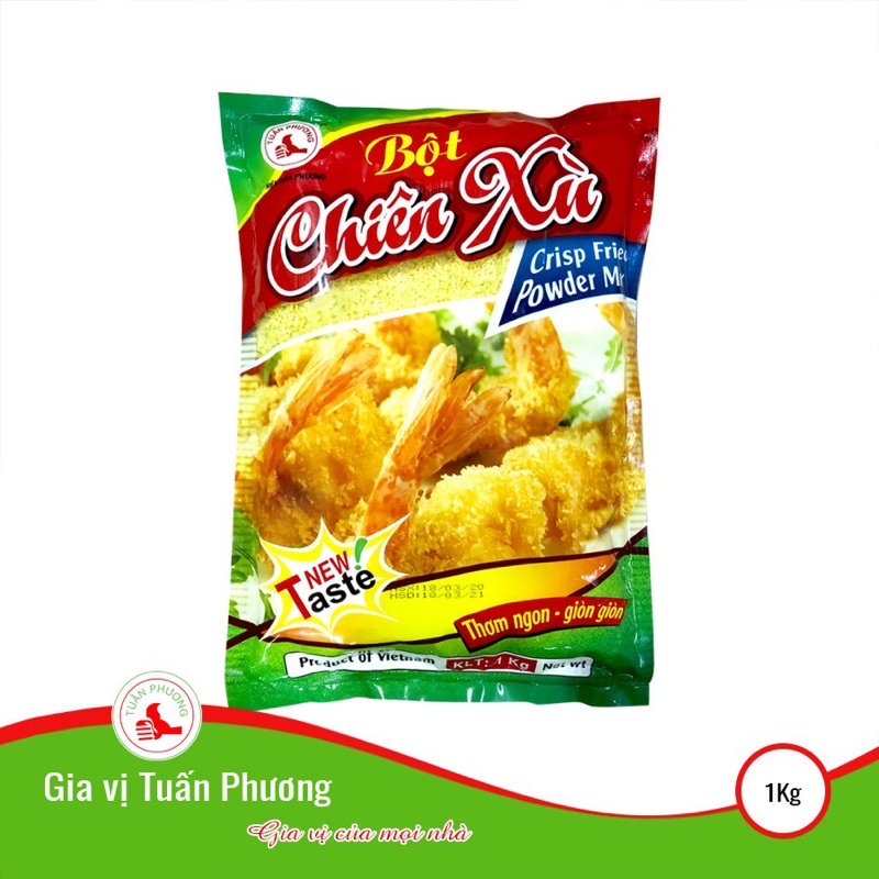 Bột Chiên Xù 3 Màu Hiệu Tuấn Phương Gói 1Kg