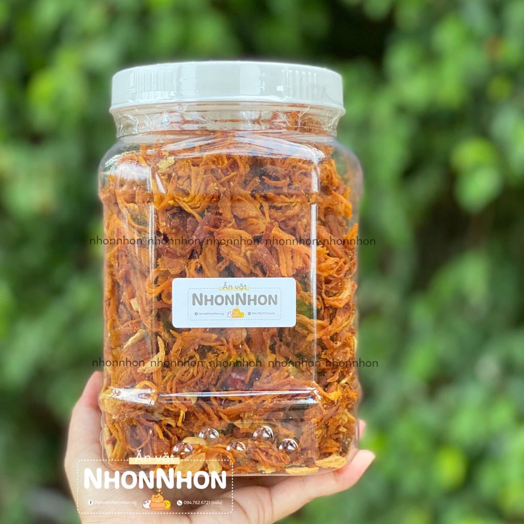 Khô Gà Cháy Tỏi Loại 1 Cao Cấp Ăn Là Mê 1kg - 2 Hũ 500gr | BigBuy360 - bigbuy360.vn