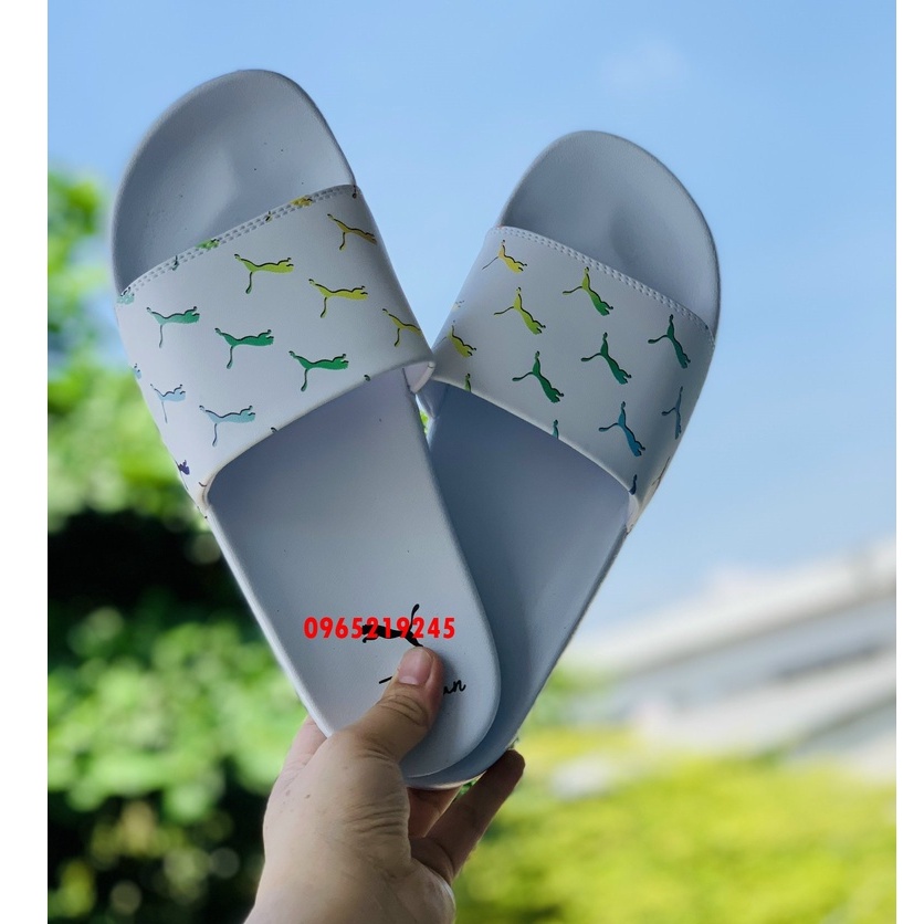 ♥️ Freeship+Ảnh Thật ♥️ dép PUMA, dep puma,dép quai ngang nam nữ, dép quai ngang thể thao nam nữ 𝙋𝙐𝙈𝘼 màu trắng