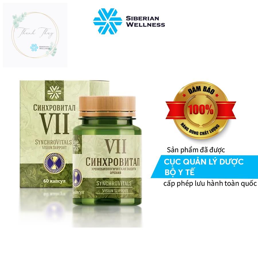 Viên bổ mắt SYNCHROVITALS VII - Siberian Wellness