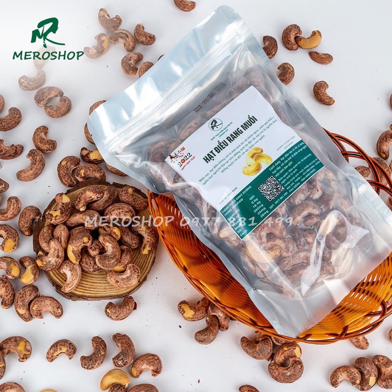 HẠT ĐIỀU RANG MUỐI NGUYÊN LỤA 380410HẠT/KG HẠT LỚN