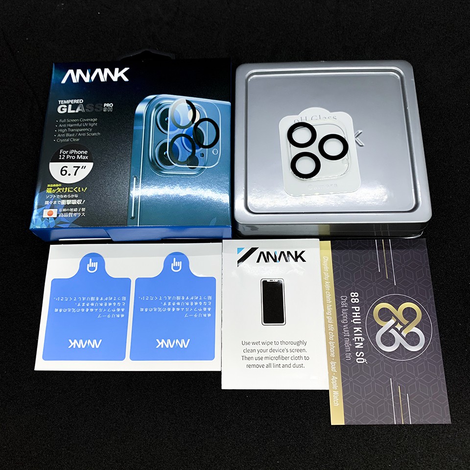 Anank Kính Cường Lực bảo vệ cam Trong suốt