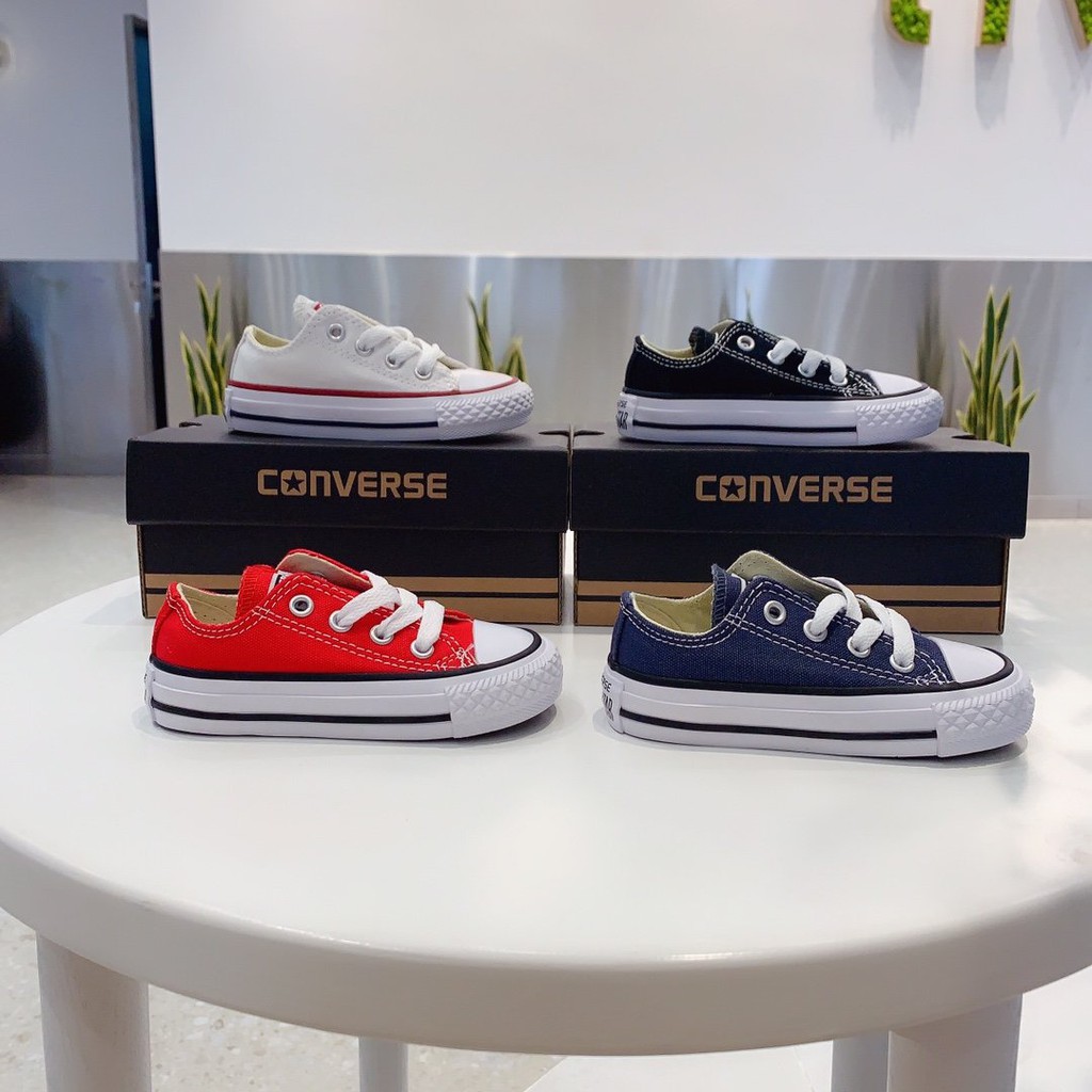 Giày Canvas Converse All Star Cổ Điển Size 22-35